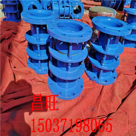 常州市双法兰管道传力接头规格补偿管道良好的自封密作用